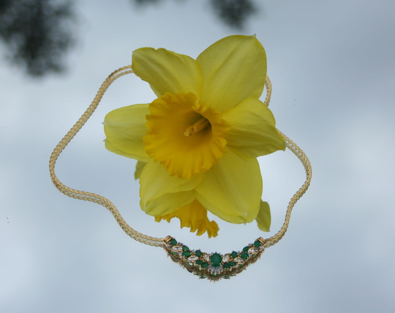 female, bead, plant, woman, collection, treasure, Necklace, fashion, petal, style, jewel, freshness, Daffodil, inflorescence, gem, pollen, no people, Emeralds