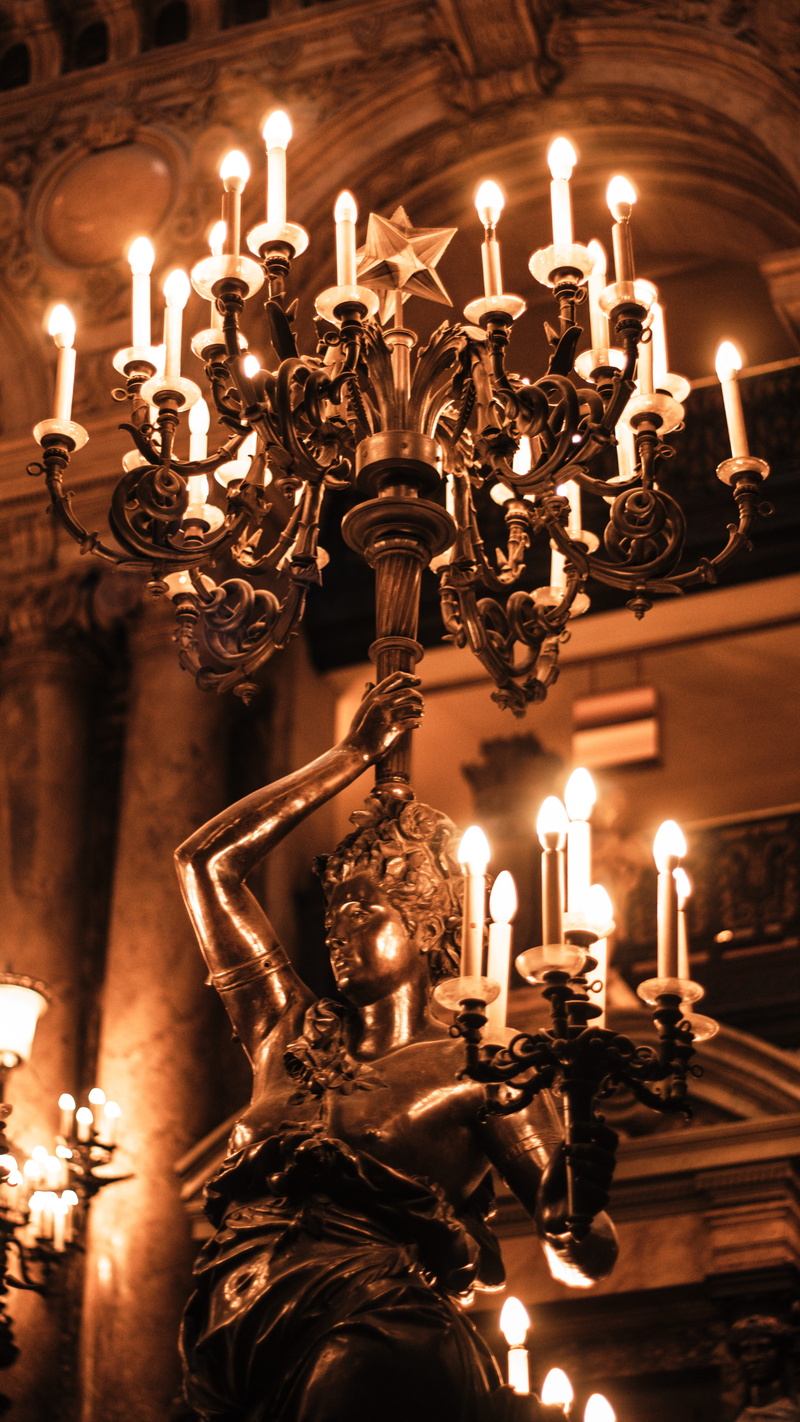 fire, candlestick holder, paris, game, holding, interior, human representation, melting, fire - natural phenomenon, ancient, built structure, gold, warmth
