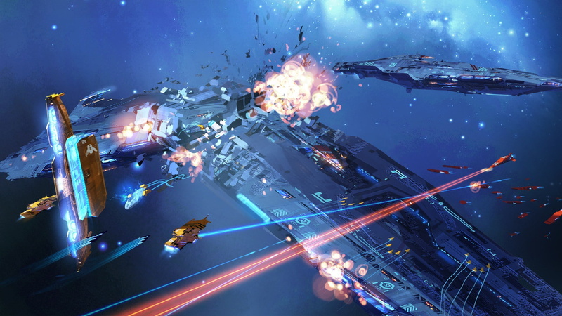 1080P, Video Game, Space, Homeworld 3, Battle, Spaceship