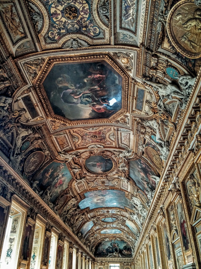 paris, human representation, architecture, cupola, altar, glass, mural, travel destinations, no people, 4K, fresco, belief, architecture and art, ornate