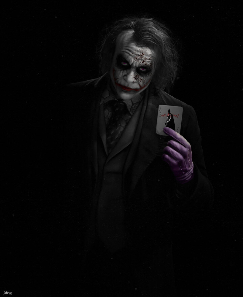 Joker, 720P, DC Comics, smudged makeup, portrait display, drawing, Heath Ledger, ArtStation, JdNova, digital art, makeup