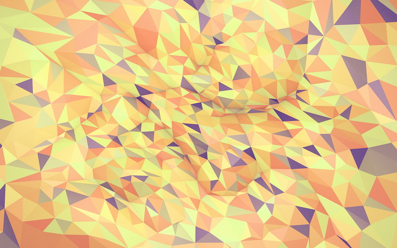 4K, orange, metaphysics, hampus, polygon, yellow, art, olsson, pattern