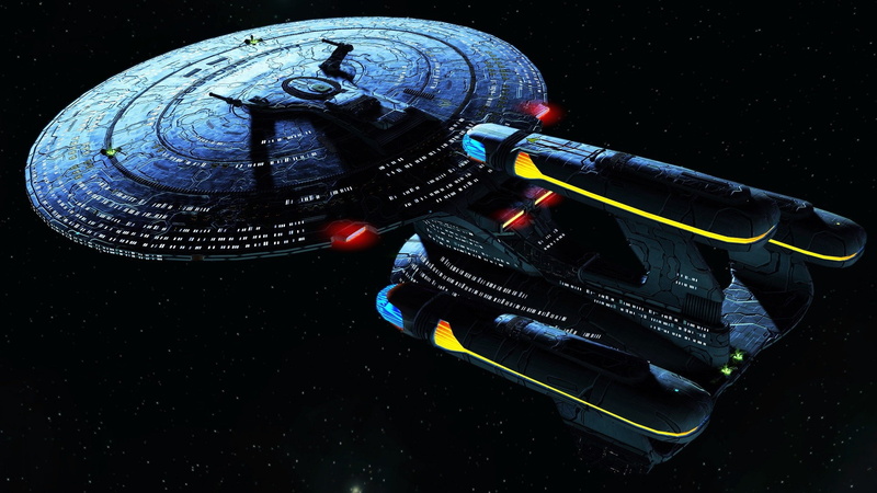 1080P, science fiction, futuristic, Galaxy X Class, Star Trek, spaceship, space