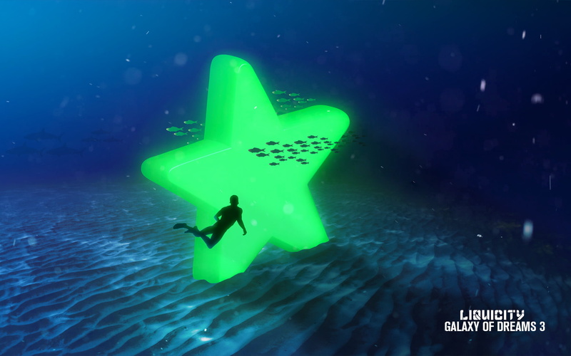 Liquicity, 1080P, drum and bass, music, digital art, underwater