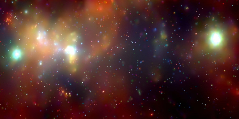 720P, blue, galaxies, light - natural phenomenon, abstract, space travel, space, green, astronomy, research, space exploration, star - space, galaxy, night