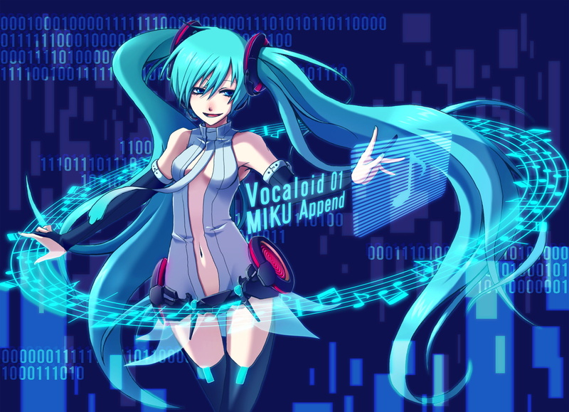 cyberspace, Hatsune Miku, Vocaloid, fashion, data, connection, beautiful woman, anime, futuristic, internet, anime girls, women, one person, illuminated