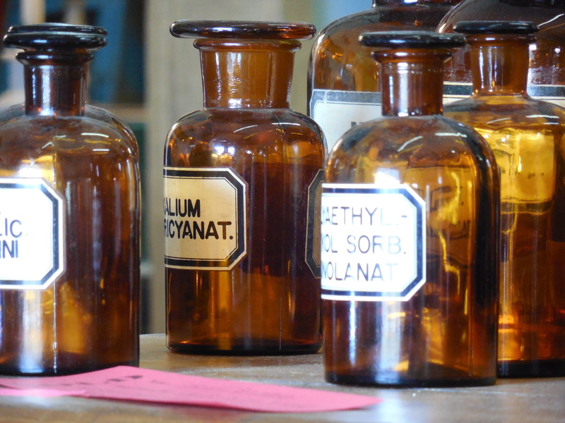 science, close-up, transparent, healthcare and medicine, drug, remedy, glass, healing, label, apothecary, side by side, choice, herbal medicine, pharmacy