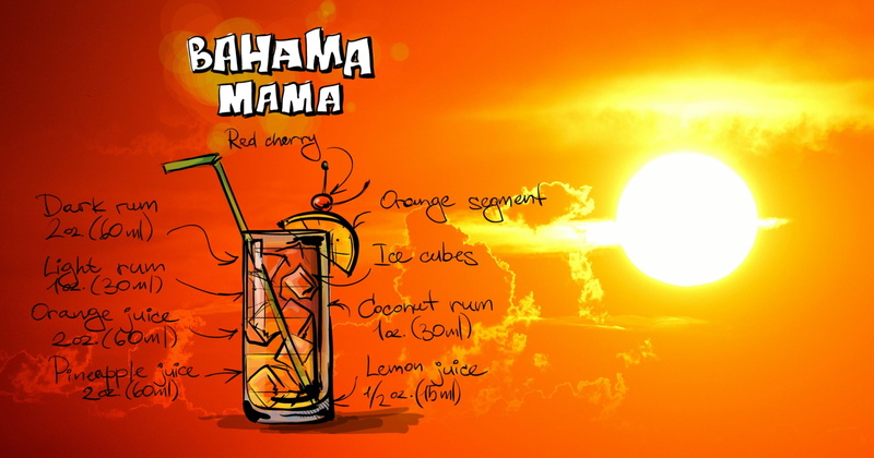 digital composite, sun, party, recipe, text, alcoholic, 2K, bahama, sign, celebrate, drink, orange color, no people, emotion, bottle, celebration, container
