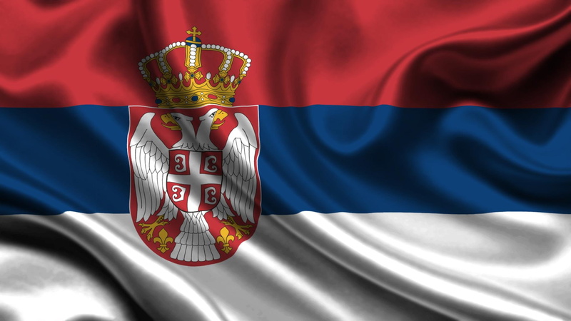 country, 3d and abstract, satin, flag, 1080P, serbia