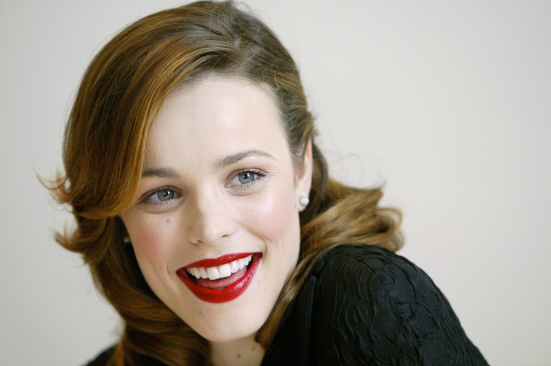 make-up, emotion, one person, lipstick, adult, toothy smile, women, hairstyle, studio shot, human face, body part, Rachel McAdams, fashion, hair, beauty