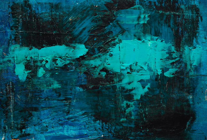architecture, full frame, paint, painting, canvas, 4K, teal, peeling off, pattern, built structure, acrylic paint, weathered, wall - building feature