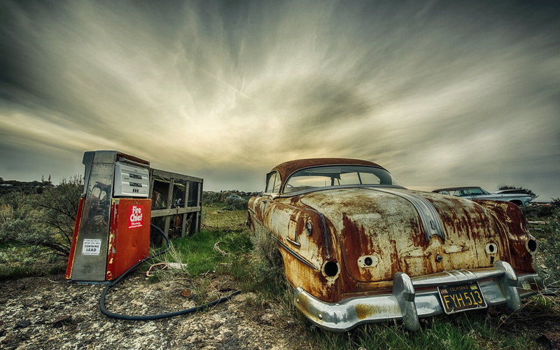 vehicles, wrecks, hdr, car, 1080P