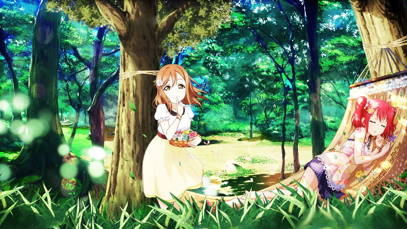 day, young adult, outdoors, plant, tree, one person, women, young women, forest, summer, creativity, love live, adult, female likeness, representation