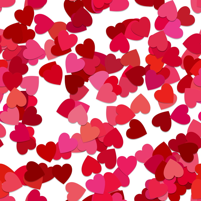 red, romance, holiday - event, texture, confetti, valentines day - holiday, love, 4K, emotion, pink color, heart shape, studio shot, large group of objects