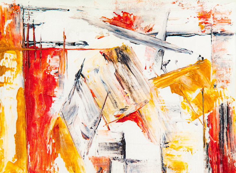 4K, abstraction, color texture, brush strokes, line, paint