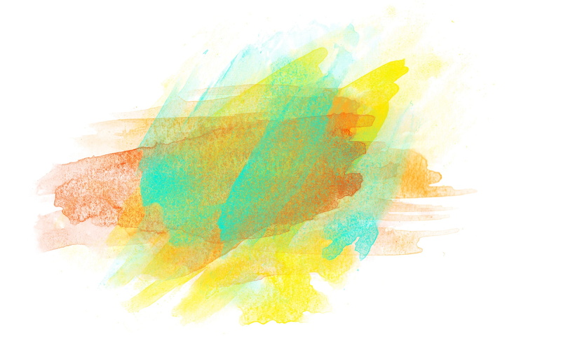 watercolor paints, creativity, multi colored, no people, hexagon, yellow, backgrounds, paint, 2K, splattered, indoors, abstract, painted, white background