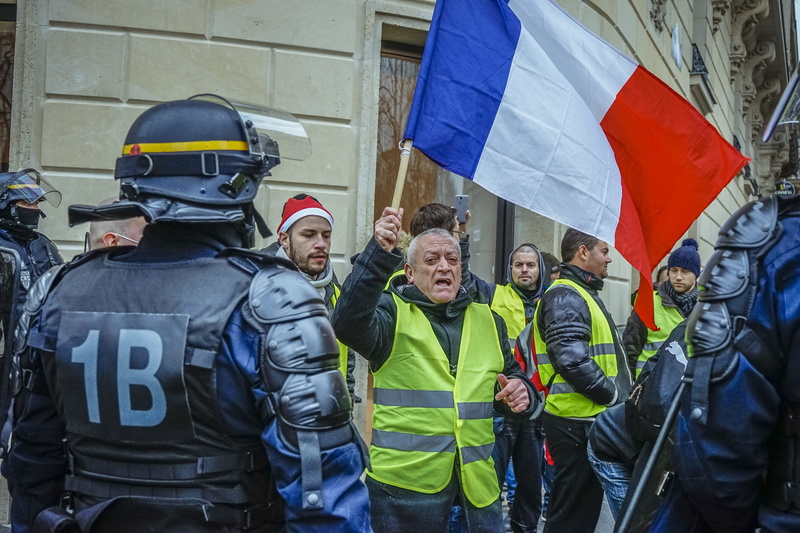 clothing, military, surrounded, group, paris, day, people, group of people, protection, firefighter, officers, military uniform, occupation, security, uniform