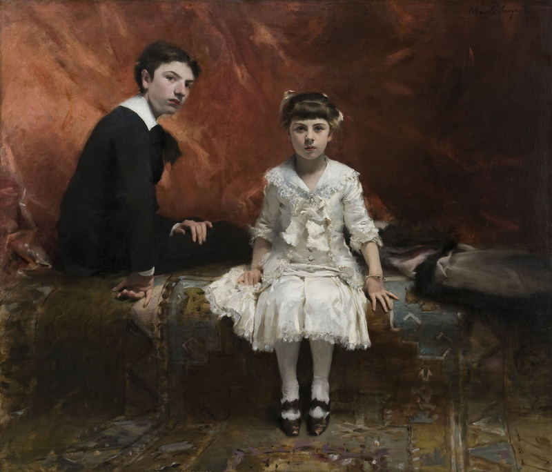 togetherness, 4K, young men, people, adult, heterosexual couple, couple - relationship, full length, John Singer Sargent, portrait, males, clothing, classic art