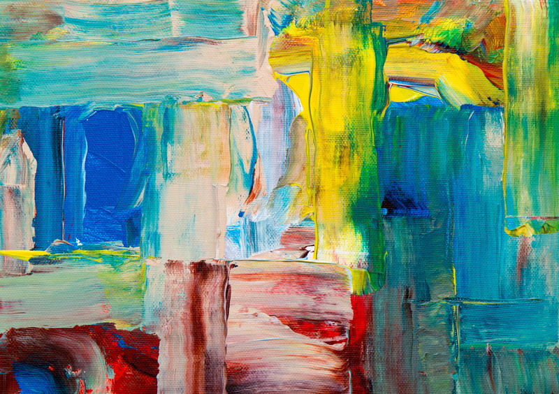 bright, close-up, creativity, full frame, abstract backgrounds, vibrant color, indoors, textured, colorful, pattern, blue, textured effect, paintings, oil painting