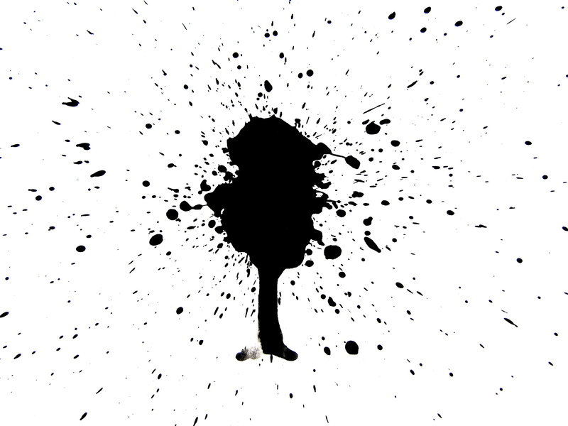 drop, standing, rear view, 2K, silhouette, splatter, paint, lifestyles, splash, black, spots, real people, milk, outline, unrecognizable person, women