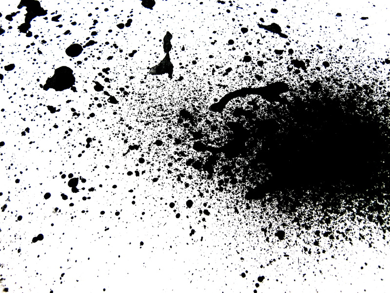 high angle view, ink, stain, no people, dirt, 2K, abstract, spot, design, close-up, stained, paint, background, messy, spatter, grunge, art, splashing
