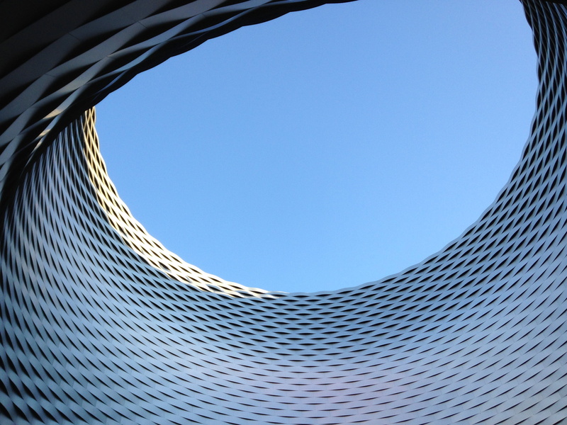 basel, nature, metal, wire, opening, pattern, architecture, fair construction, looking up, clear sky, sunny, angle, outdoors, sky, fair, geometric shape