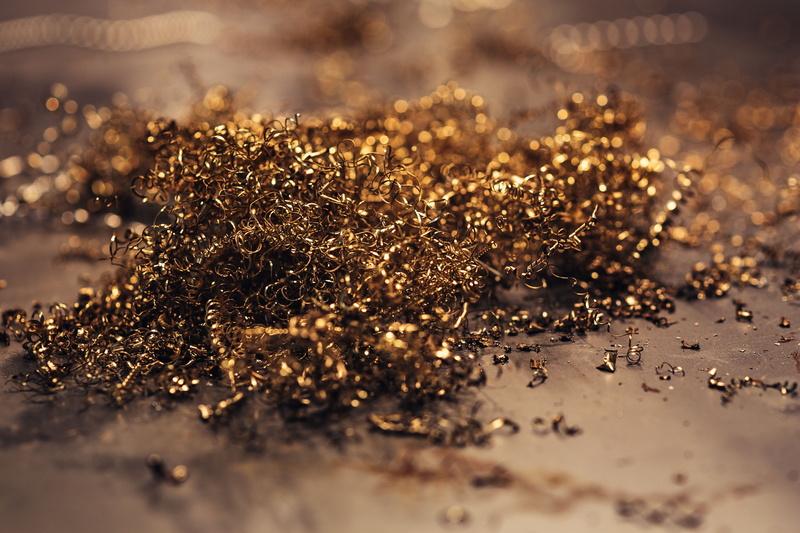 shavings, animal wildlife, insect, metal, ups, selective focus, close-up, backgrounds, no people, Close-ups, rain, wet, gold colored, large group of animals