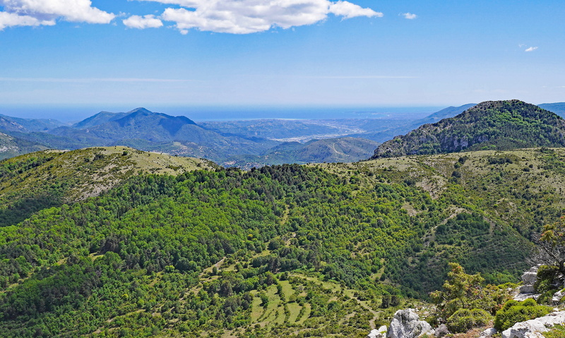 mediterranean, mouth, maritime alps, no people, plant, hills, tranquility, mountain, tree, mountain peak, mountain range, nice, aerial, view to the south