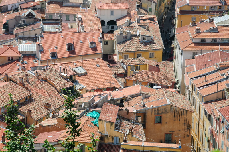 cityscape, house, city view, apartment, 4K, community, south of france, mediterranean, homes, no people, Côte D  Azur, travel destinations, town, roof tile