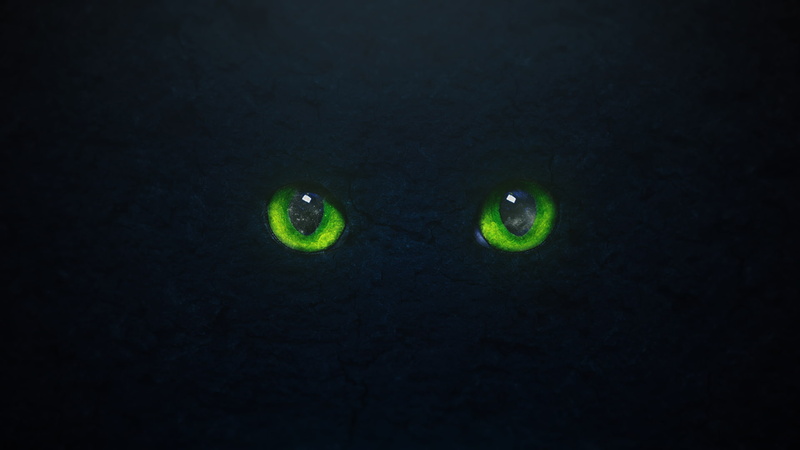cat, stone, cover art, shiny, cat eyes, 1080P, graphic design, minimalism, reflection, green eyes, black