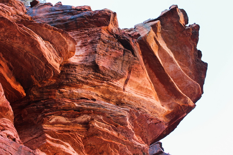 day, eroded, sedona, outdoors, beauty in nature, physical geography, devils bridge trail, geology, mountain, climb, travel, rock, arizona, sky, rock - object