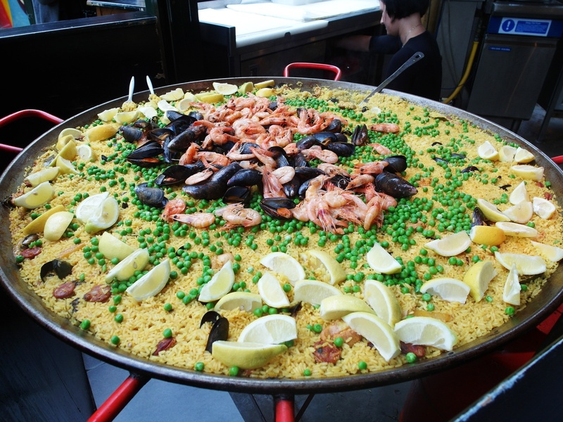 meat, london, food, wellbeing, business, temptation, restaurant, table, food and drink, paella, freshness, borough market, kitchen utensil, healthy eating