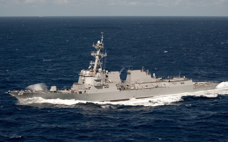 vehicle, nautical vessel, warship, nature, horizon, water, sea, outdoors, horizon over water, day, transportation, on the move, business, motion, navy