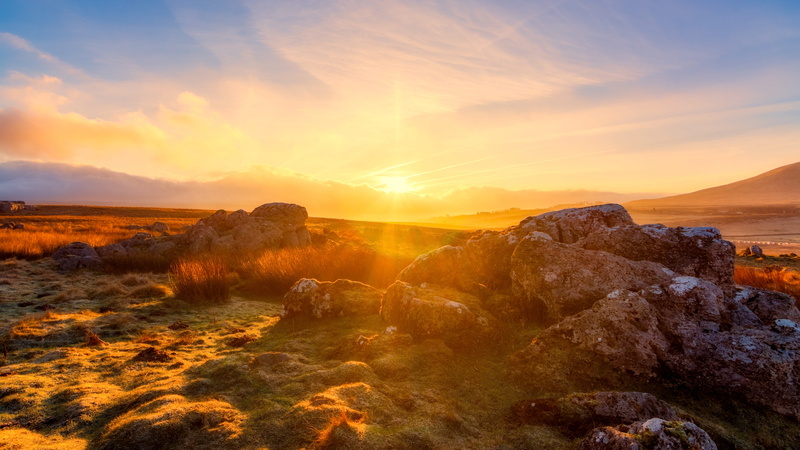 solid, nature, beauty in nature, yorkshire dales, 5K, tranquility, water, tranquil scene, down, sun rays, light, cloud - sky, lens flare, rock, sunlight