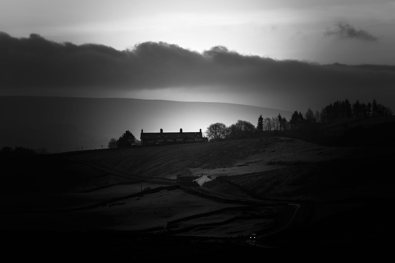 yorkshire dales, sky, non-urban scene, light, white, tree, dales, water, nature, cloud - sky, winter, outdoor, road, lights, cold, frost, outdoors, moody