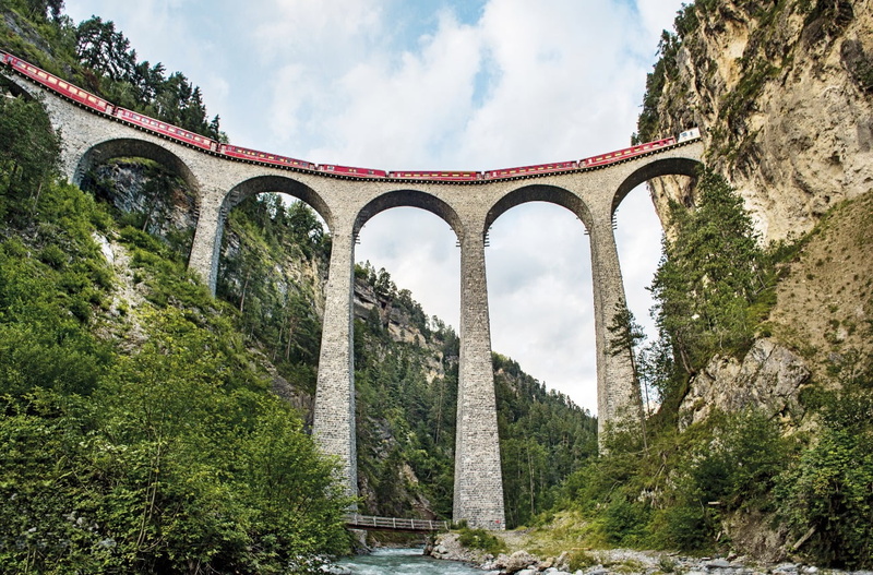 white, built structure, no people, outdoors, wooden, brown, viaduct, plant, connection, 720P, transportation, tree, arch, arch bridge, travel destinations