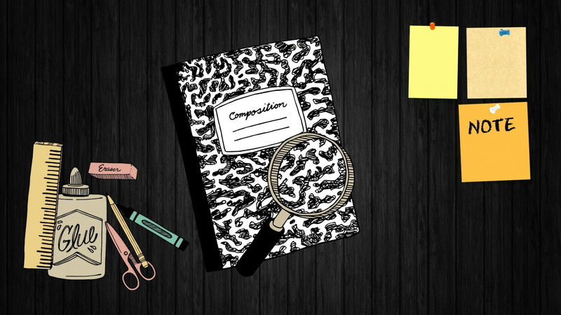 white, pattern, script, table, directly above, notebooks, black, text, art, no people, wood - material, high angle view, indoors, celebration, note, paper