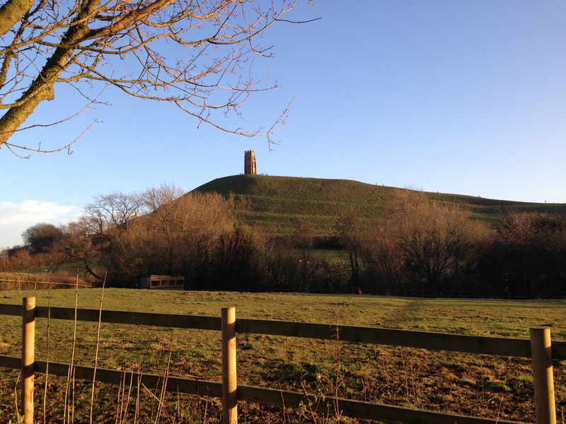 bare tree, st michaels church, tree, no people, rural scene, 2K, tranquility, outdoors, environment, barbed wire, fence, Somerset, Glastonbury Tor, land