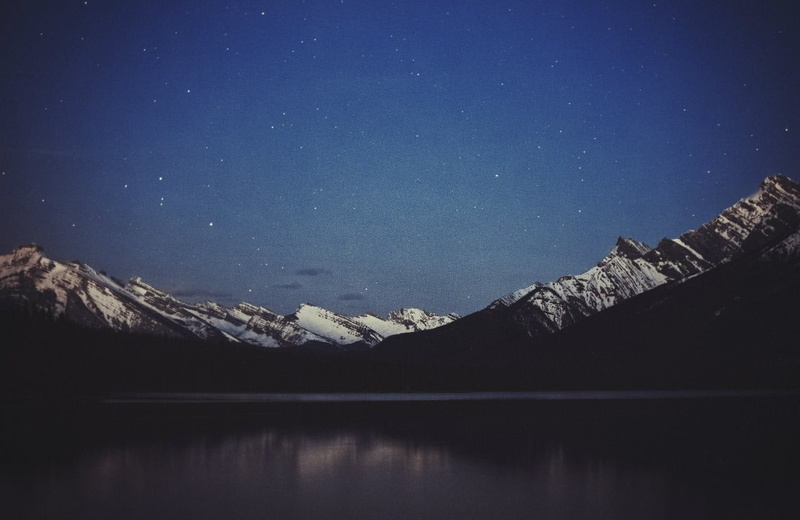 720P, stars, dark, night, astronomy, waterfront, sky, mountain, tranquil scene, space and astronomy, clear, formation, body, star field, water, no people
