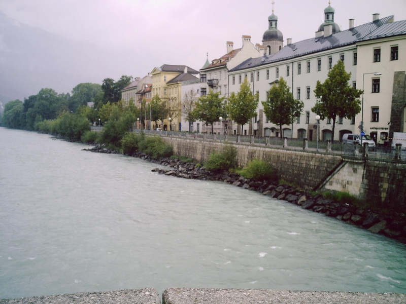 innsbruck, river, romance, 1080P, 3d and abstract, austria