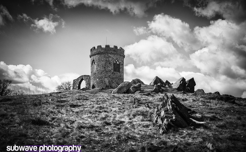Photoshop, tower, luscious, Castle, Brilliant, Amazing, stunning, Hill, midlands, Good, Clouds, history, field, intresting, Black, Different, inspire, Skyline