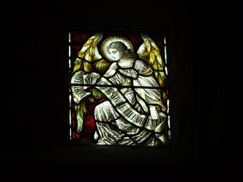 belief, glass - material, stained glass, 4K, sculpture, black background, building, ampney crucis, male likeness, built structure, holy cross church, window