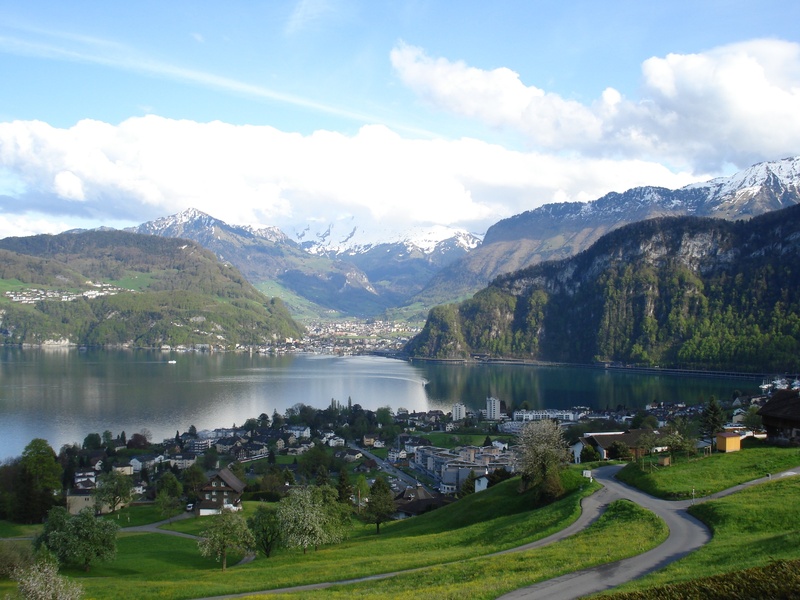 unterwalden, 2K, environment, nidwalden, cloud - sky, outdoors, mountain, mountains, inner switzerland, hergiswil, tree, panorama, plant, hiking, switzerland
