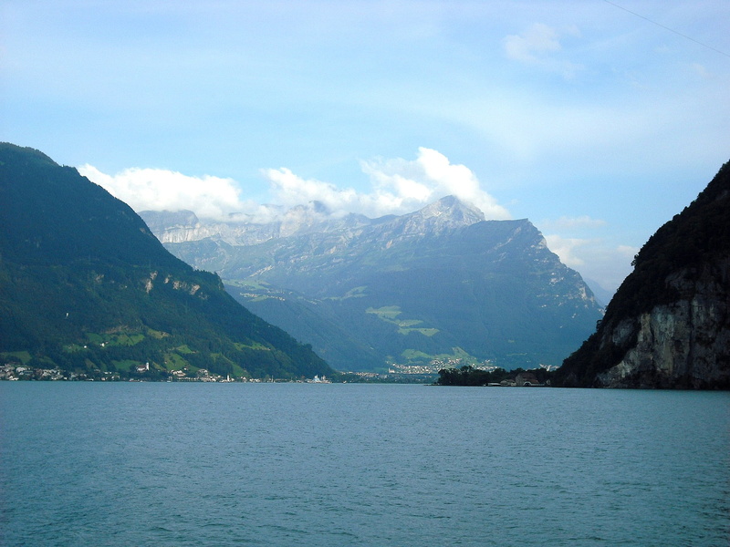 lucerne, clouds, swiss, non-urban scene, scenery, switzerland, day, view into land, no people, mountains, outdoors, 1080P, mountain range, lake, mountain