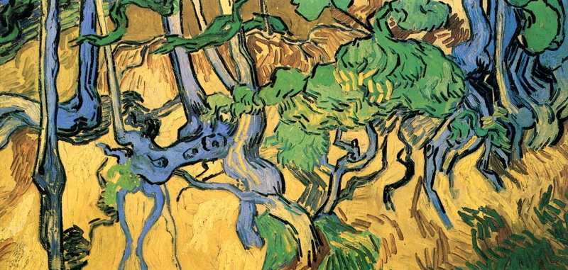 Vincent van Gogh, 2K, and Trunks, Tree Roots