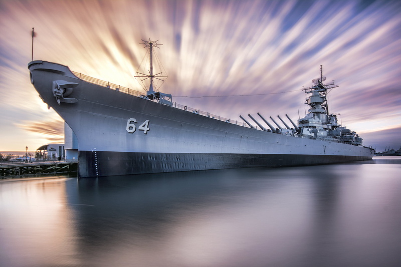 industry, battleship, (BB64), freight transportation, USS Wisconsin, pier, cruise ship, harbor, no people, ship, nautical vessel, type " Iowa", "Wisconsin"