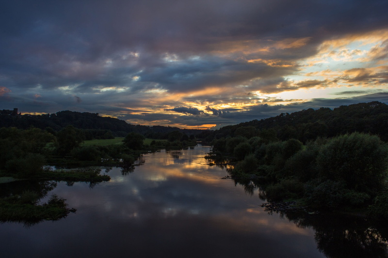 no people, lake, dramatic sky, scenics, 2K, sunset, reflections, Bochum, reflection, sky, quiet, mood, ruhr, abendstimmung, landscape, romantic, environment