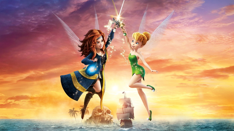 poster, tinker, fairy, adventure, hd, 1080P, pirate, fantasy, cartoon, bell