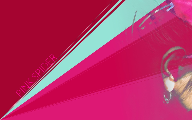 spider, music, women, arts culture and entertainment, lifestyles, pink, copy space, holding, digital art, human body part, fashion, red, hairstyle, typography
