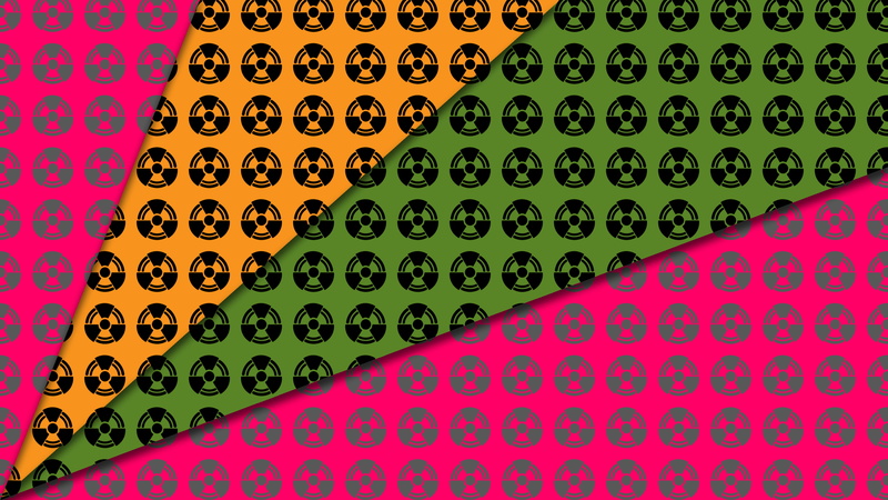 radioactive, nuclear, 4K, hide (musician)
